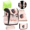 Belmil Schulranzen Classy Schulranzen Set 5-teilig Mit Brustgurt Horse Chestnut 5