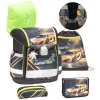 Belmil Schulranzen Classy Schulranzen Set 5-teilig Mit Brustgurt Midnight Race 7