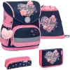 Belmil Schulranzen Compact Schulranzen Set 4-teilig Mit Brustgurt Beautiful Flowers 7