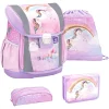 Belmil Schulranzen Customize-me Schulranzen Set 4-teilig Mit Brustgurt, Hüftgurt Rainbow Unicorn 7