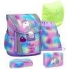 Belmil Schulranzen Customize-me Schulranzen Set 5-teilig Mit Brustgurt, Hüftgurt Rainbow Color 5