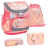 Belmil Schulranzen Mini Fit Schulranzen Set 4-teilig Mit Brustgurt Marble 7