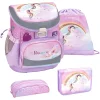 Belmil Schulranzen Mini Fit Schulranzen Set 4-teilig Mit Brustgurt Rainbow Unicorn 5