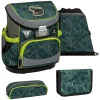 Belmil Schulranzen Mini Fit Schulranzen Set 4-teilig Mit Brustgurt T-rex Roar 7