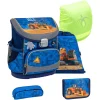Belmil Schulranzen Mini Fit Schulranzen Set 5-teilig Mit Brustgurt Bulldozer 7