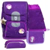 Belmil Schulranzen Motion Schulranzen Set 5-teilig Mit Brustgurt, Hüftgurt Purple Sky 7