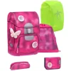 Belmil Schulranzen Motion Schulranzen Set 6-teilig Mit Brustgurt, Hüftgurt Shiny Pink 7
