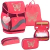Belmil Schulranzen Premium Smarty Plus Set 5-teilig Coral 5