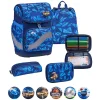 Belmil Schulranzen Premium Smarty Plus Set 5-teilig Glacier Blue 5