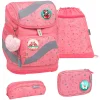 Belmil Schulranzen Smarty Schulranzen Set 5-teilig Mit Brustgurt, Hüftgurt Blue Bird 5