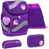 Belmil Schulranzen Smarty Schulranzen Set 5-teilig Mit Brustgurt, Hüftgurt Purple Sky 7