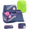 Belmil Schulranzen Smarty Schulranzen Set 6-teilig Mit Brustgurt, Hüftgurt Amazing Polka Dot 2 7