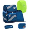 Belmil Schulranzen Smarty Schulranzen Set 6-teilig Mit Brustgurt, Hüftgurt Blue Motion 7