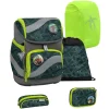 Belmil Schulranzen Smarty Schulranzen Set 6-teilig Mit Brustgurt, Hüftgurt Green Splash 7