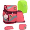 Belmil Schulranzen Smarty Schulranzen Set 6-teilig Mit Brustgurt, Hüftgurt Sweet Candy 7