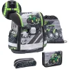 Belmil Schultasche Classy Set Mit Integriertem Brustgurt Green Tractor 5