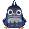 Pick & Pack Rucksack Owl Shape Blue Melange 7
