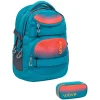 WAVE Rucksack Infinity Set 2-teilig Ombre Neon Orange And Bluebird 5